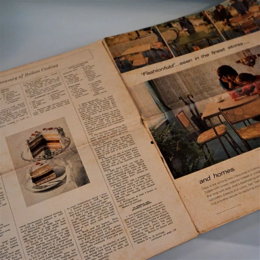 Sentinel 1964 Newspaper Cook Book Section 1967 McCall's Recipes Magazine